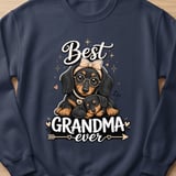 Best Grandma Ever Dachshund Tee thumbnail 6