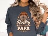 Hockey Papa Tee or Sweatshirt thumbnail 18