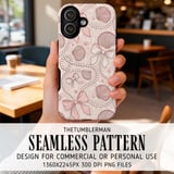 Blush Pearl & Seashell Digital Motif Size Bundle Png thumbnail 6