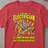Funny Electrician Breaker Tee thumbnail 3
