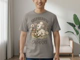 Christian Shepherding Little Hearts T-Shirt | Cute Lamb Daisy Pastor Teacher Gift | Faith-Based Apparel Tee thumbnail 5
