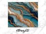 20 oz Skinny Tumbler Wrap Agate Sublimation Design, Straight and Tapered Wrap png, Gold Glitter Tumbler, Instant Download, Digital thumbnail 3