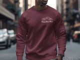 Vintage Hot Rod Sweatshirt, Classic Street Rod Car Crewneck, Retro Automobile Jumper, Minimalist Aesthetic Gift for Car Guy Mechanic Dad thumbnail 3