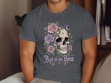 Bad to the Bone Floral Skull Tee or Sweatshirt thumbnail 20