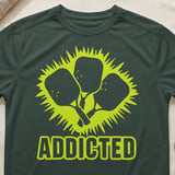 Pickleball Sport-Tek Performance Tee, Addicted Triple Paddle Graphic, Moisture Wicking Court Apparel thumbnail 5