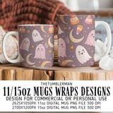 Whimsical Ghost & Candy Corn Digital Design Size Bundle Png thumbnail 4