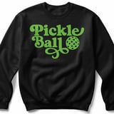 Pickleball Gildan Crewneck Sweatshirt, Pickle Ball, Court Warm Up thumbnail 1