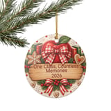 Teacher Christmas Ornament 2026, One Class Countless Memories School Keepsake, Apple Book Gingerbread Tree Decor, Holiday Gift for Educator thumbnail 7