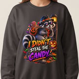 Randy the Raccoon Halloween Candy Sweatshirt thumbnail 12