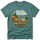 Gogh Rose City ~ Comfort Colors Premium Tee thumbnail 1