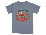 Merry and Western Cowboy Christmas Tee thumbnail 6
