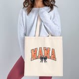 Spooky Mama Bow Tote Bag thumbnail 3