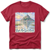 Gogh Mont Saint-Michel ~ Comfort Colors Premium Tee thumbnail 2