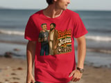 Fueled by Jesus & Coffee T-Shirt | Retro Christian Faith Tee Vintage Jesus Lover Gift for Him Her Spiritual Coffee Lover Apparel thumbnail 10