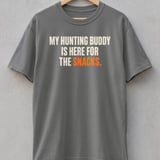 Hunting Buddy Here For Snacks Tee thumbnail 2