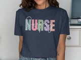 Surgery Nurse Pastel Graphic T-Shirt thumbnail 9