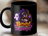 Boo Where's My Diamond Raven Mug thumbnail 9