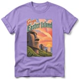 Gogh Easter Island ~ Comfort Colors Premium Tee thumbnail 6