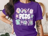 Peds Nurse Stuff T-Shirt: Pediatric Nurse Practitioner, Retro Nursing Design thumbnail 7