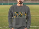 Male Teacher Sweatshirt, Retro Teach Shirt for Men, Faux Stitched Varsity Teacher Hoodie, Back to School Teacher Appreciation Gift for Him thumbnail 3