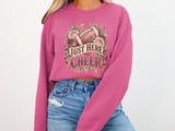 Just Here To Cheer Football Tee thumbnail 11