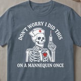Did This On A Mannequin Nurse Tee thumbnail 1