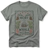 Moby Dick Embroidered Book Cover Tee thumbnail 9