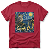 Gogh Owl ~ Comfort Colors Premium Tee thumbnail 2