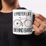 Cycling Gift Mug – I Prefer Life Behind Bars thumbnail 5