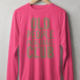 Pickleball Sport-Tek Long Sleeve Tee, Old People Pickleball Club, Performance Sun Shield Shirt thumbnail 2