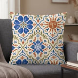 Mediterranean Sun Bloom Pillow Case thumbnail 1