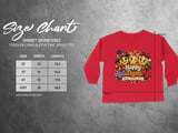 Happy Hallothanksmas Kids Sweatshirt Toddler Long Sleeve Baby  thumbnail 5