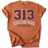 313 Highland Park Michigan Tee thumbnail 12