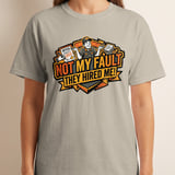 Funny Not My Fault They Hired Me T-Shirt, Sarcastic Work Humor Graphic Tee, New Job Gift for Coworker thumbnail 8