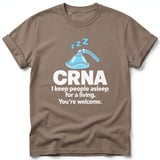 CRNA I Keep People Asleep Tee thumbnail 5