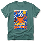 Cutout Coffee ~ Comfort Colors Premium Tee thumbnail 8