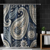 Elegant Indigo Paisley Digital Design Size Bundle Png thumbnail 10