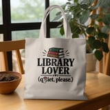 Library Lover Tote Bag thumbnail 1