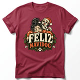Feliz Navidog Dog Mom Tee thumbnail 6