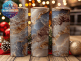 20 oz Skinny Tumbler Wrap Sublimation Design, Stone Texture Tumbler, Straight and Tapered Wrap png, Digital Download, Marble Tumbler thumbnail 2