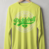 Pickleball Sport-Tek Long Sleeve Tee, That's What I Do I Play Pickleball And I Know Things, Sun Shield Shirt thumbnail 9
