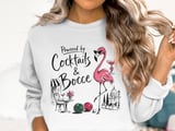 Chic Flamingo & Bocce Club Sweatshirt thumbnail 3