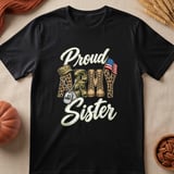 Proud Army Sister Tee thumbnail 5