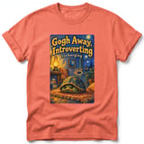 Gogh Away, Introverting ~ Comfort Colors Premium Tee thumbnail 4