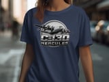 C-130 Hercules Aircraft T-Shirt, Military Plane Graphic Tee for Veteran Pilot Aviation Enthusiast Gift, Air Force Shirt thumbnail 5