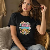 Dog Mom T Shirt Cartoon Golden Retriever Corgi Poodle Puppy Graphic Paw Bone Print thumbnail 6