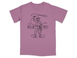 Modern Cowboy Line Art T-Shirt thumbnail 4