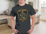 US Army Soldier T-Shirt | Military Veteran Gift | Patriotic Apparel | Ready Reliable Resilient Army Strong Tee for Heroes & Families thumbnail 3