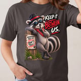 Keep It Between Us Raccoon Tee thumbnail 8