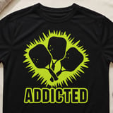 Pickleball Sport-Tek Performance Tee, Addicted Triple Paddle Graphic, Moisture Wicking Court Apparel thumbnail 1